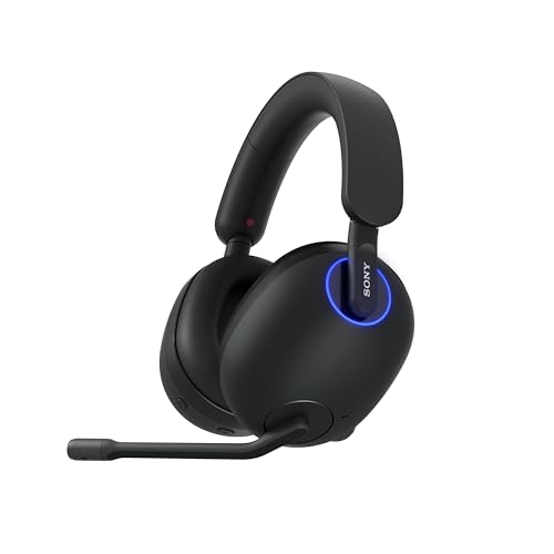 Sony INZONE H9 Wireless Noise Canceling Gaming Headset, Over-Ear Headphones with 360 Spatial Sound, WH-G900N, Black