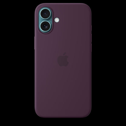 Apple iPhone 16 Plus Silicone Case with MagSafe - Plum - MYYD3ZM/A (2024)