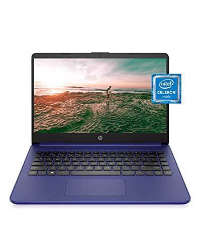 HP 14-dq0010nr 14-in HD 4GB 64GB eMMC UMA Windows 11 Home w/ Office 365 Indigo Blue