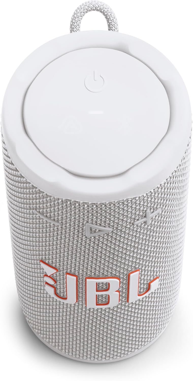 JBL Grip Portable Bluetooth Speaker IPX67 Waterproof & Dustproof; Auracast - White