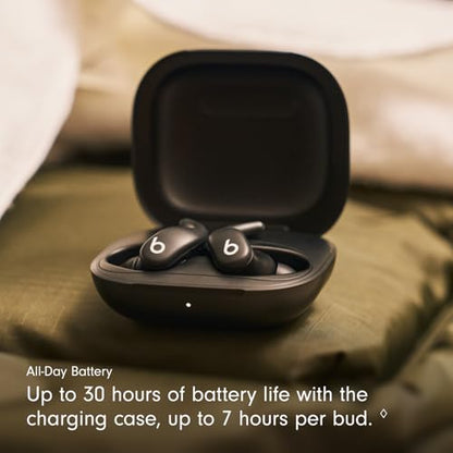 (Open Box) Beats Powerbeats Fit - Wireless Noise-Cancelling Workout Earbuds with Ultimate Secure Fit - Jet Black