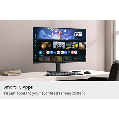 Samsung 27-Inch M5 (M50F) FHD Smart Monitor with Streaming TV, Speakers, Black, LS27FM502ENXZA