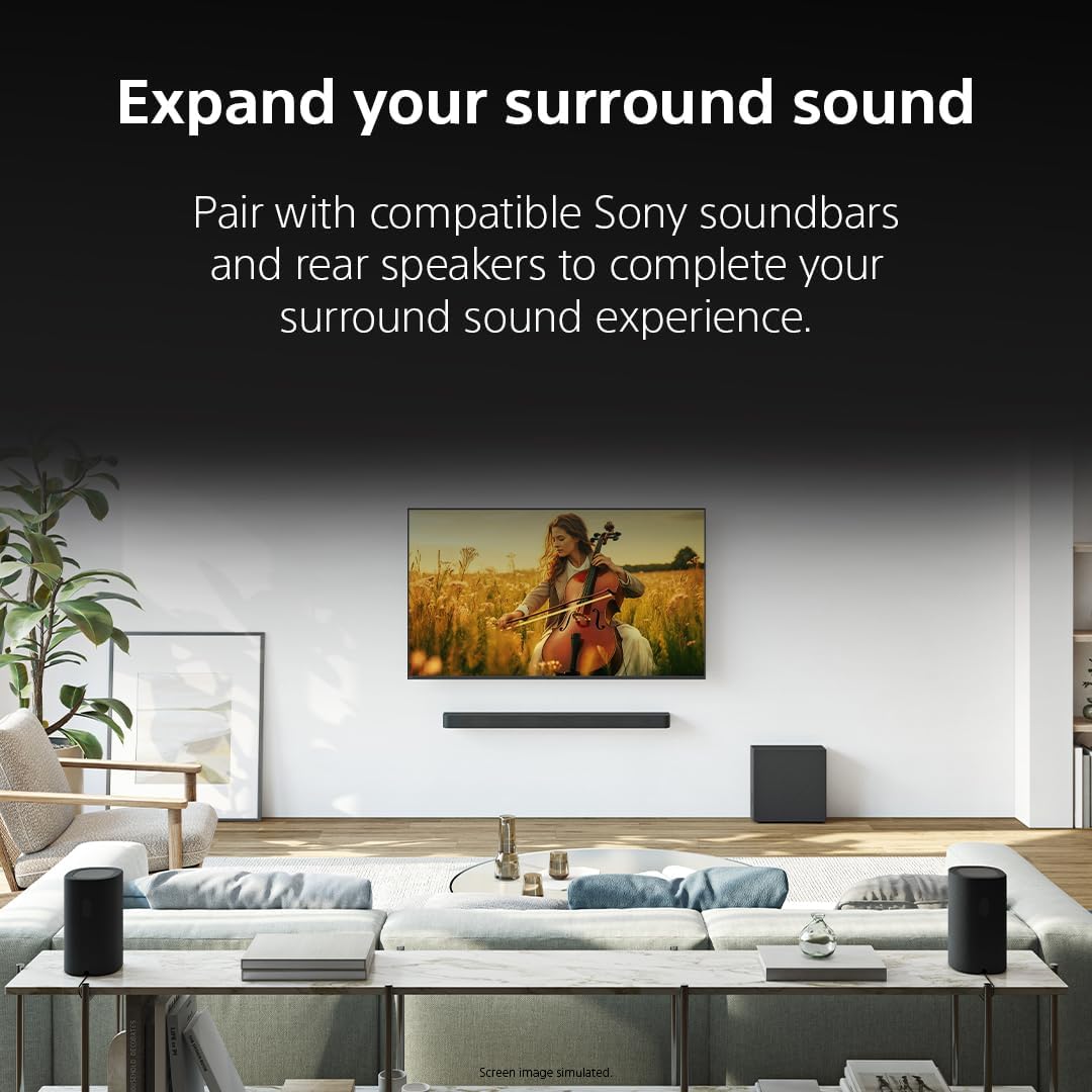 Sony SASW7 BRAVIA Theater Sub 7 Wireless Subwoofer for Quad/Bar 9/Bar 8/Bar 7/HT-A7000/HT-A5000/HT-A3000