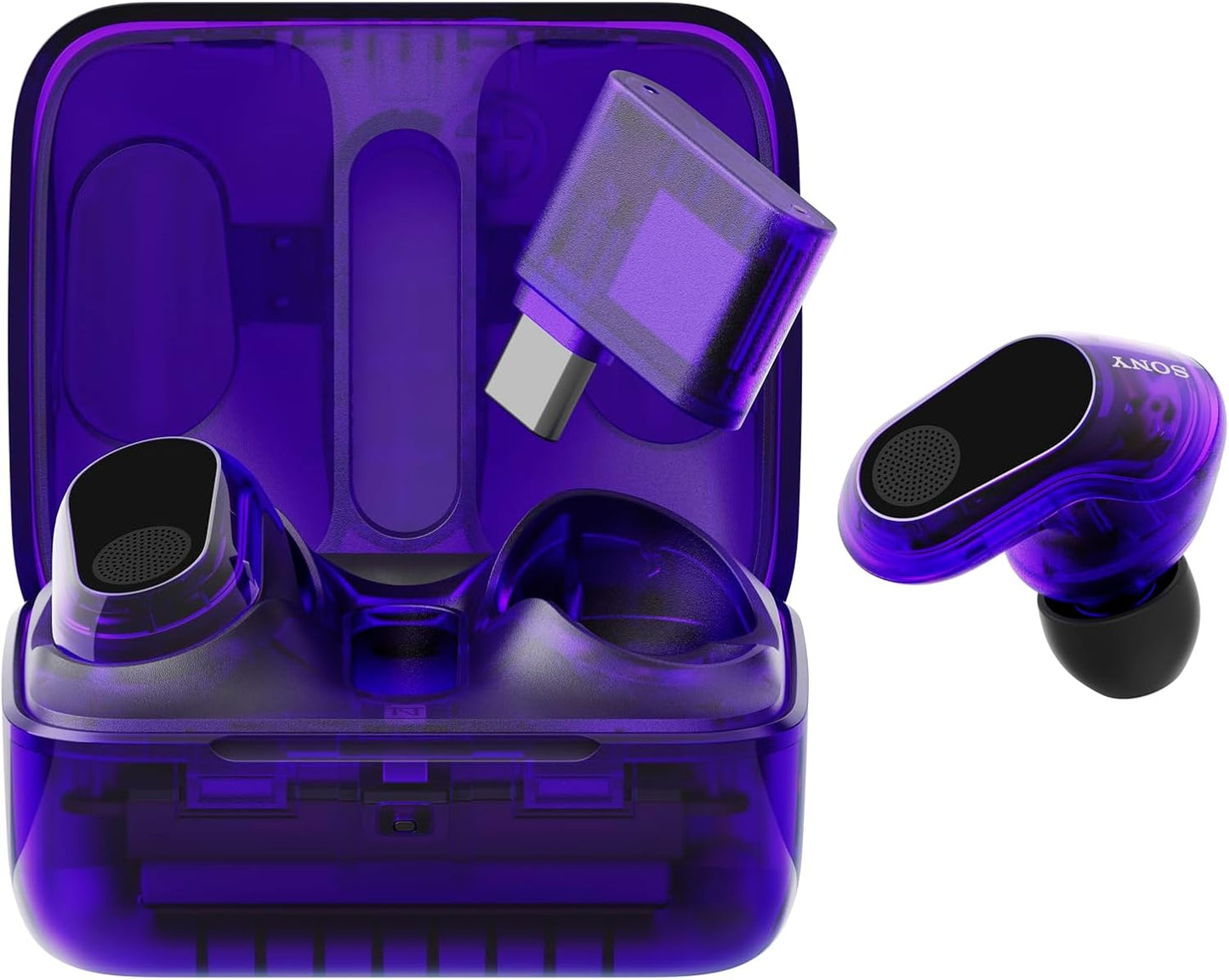 Sony WFG700N/V INZONE Buds Truly Wireless Noise Cancelling Gaming Earbuds | Glass Purple