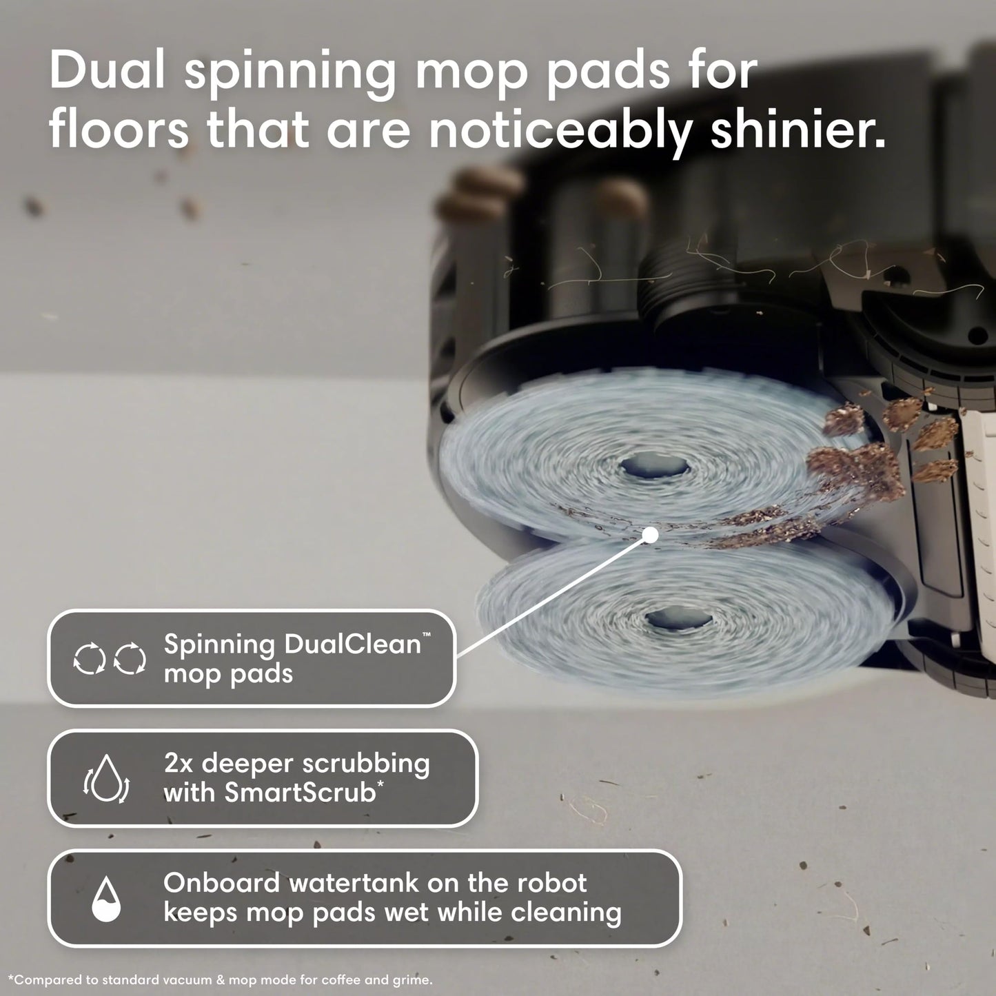 iRobot Roomba Plus 575 Robot Vacuum & Mop Combo, 25,000Pa Suction