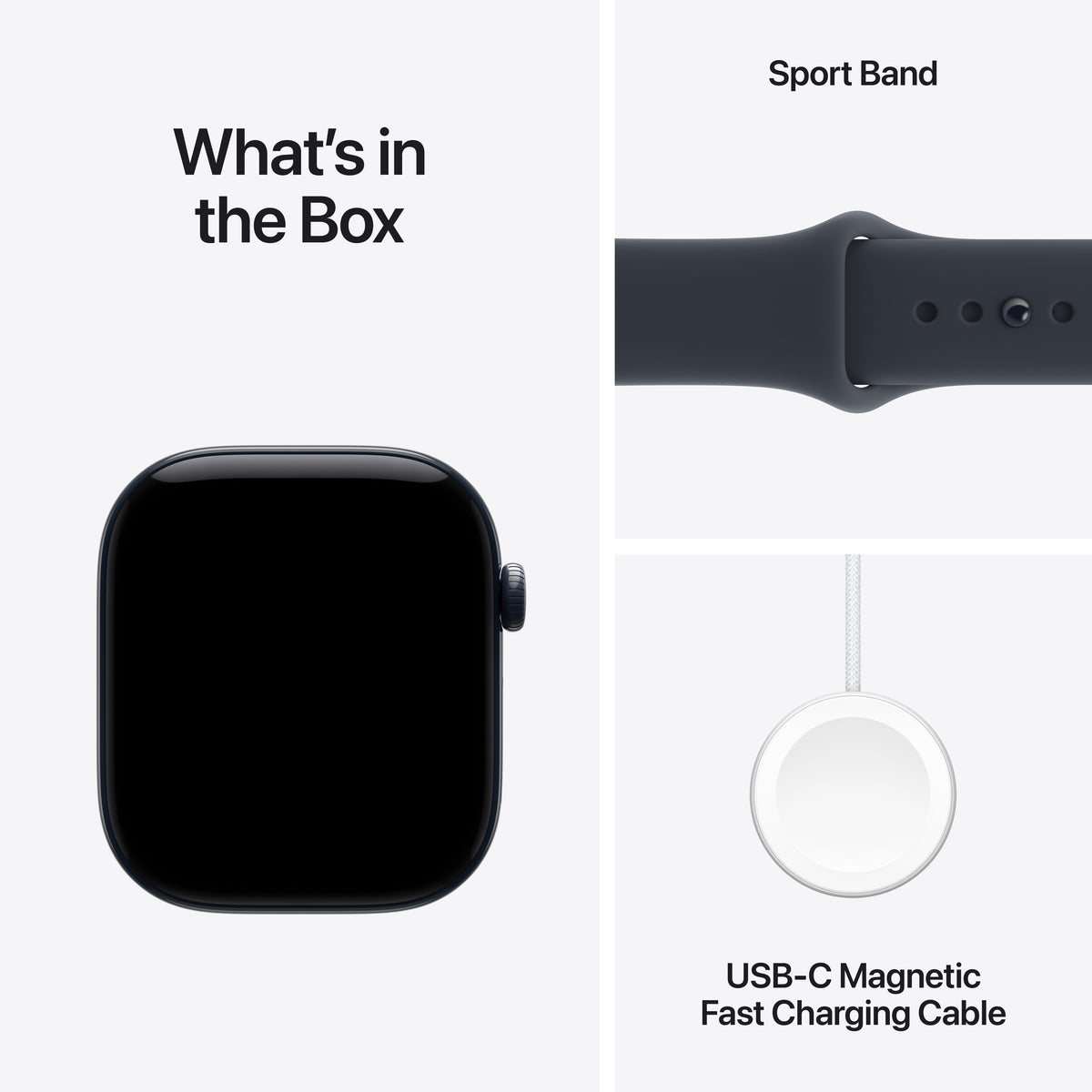 Apple Watch Series 12 GPS + Cellular 46mm Night Blue Ceramic Case with Navy Blue Sport Band - S/M - MJH34LS/A (2026)