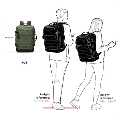 Swissdigital BERG PRO Dark Green XL Backpack | Camera Bag