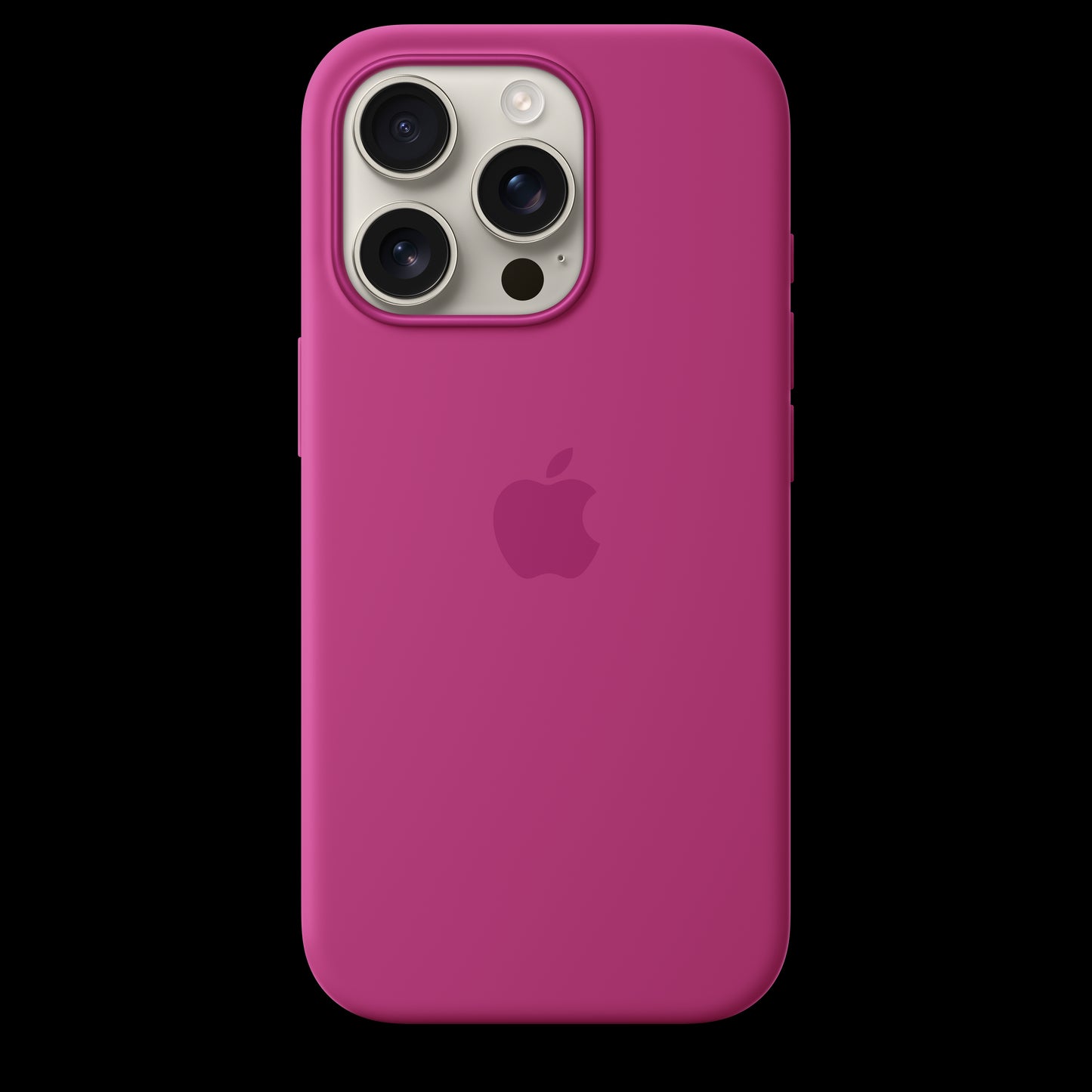 Apple iPhone 16 Pro Silicone Case with MagSafe - Fuchsia - MYYN3ZM/A (2024)