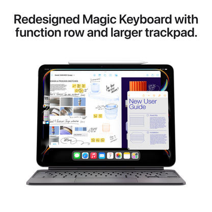 (Open Box) Apple 13-in iPad Pro (M4) Wi-Fi + Cellular 256GB with Standard Glass - Silver - MVXT3LL/A (May 2024)