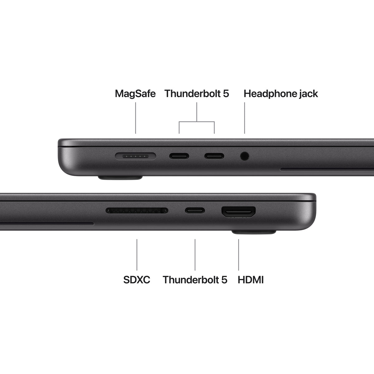 Apple 16-inch MacBook Pro with PROLED XDR Display: Apple M5 Max chip with 18-core CPU and 32-core GPU, 2TB SSD - Space Black - MJ314LL/A