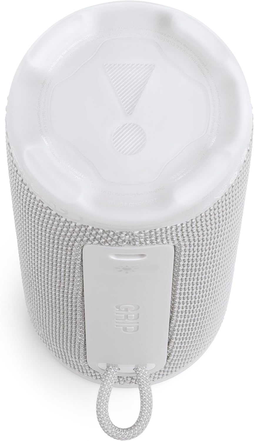 JBL Grip Portable Bluetooth Speaker IPX67 Waterproof & Dustproof; Auracast - White