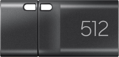 Samsung 512GB USB-C Flash Drive 400MB/s , Waterproof, Gray, MUF-512DA4/AM
