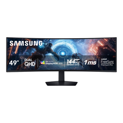 (Open Box) Samsung 49-inch Odyssey G9 (G91F) DQHD, 144Hz, Curved Gaming Computer Monitor - LS49FG910ENXZA