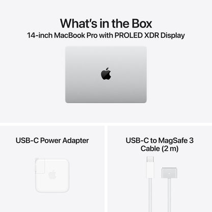 Apple 14-inch MacBook Pro with PROLED XDR Display: Apple M5 Max chip with 18-core CPU and 32-core GPU, 2TB SSD - Silver - MJ2J4LL/A