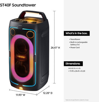 Samsung Sound Tower Portable Bluetooth Party Speaker - MX-ST40F/ZA