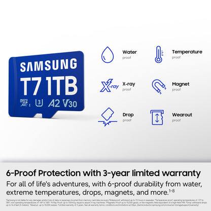 Samsung T7 512GB MicroSD Memory Card - MB-MB512T/AM