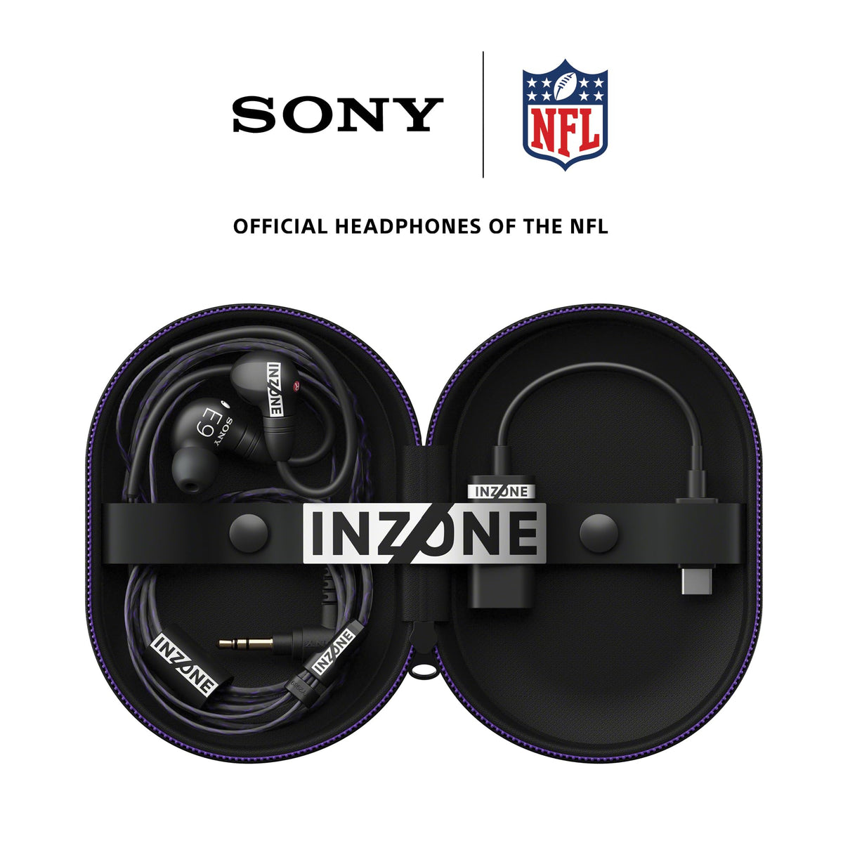 (Open Box) Sony INZONE E9 Wired in-Ear Monitor for Gaming, 360 Spatial Sound - Black - IERG900B