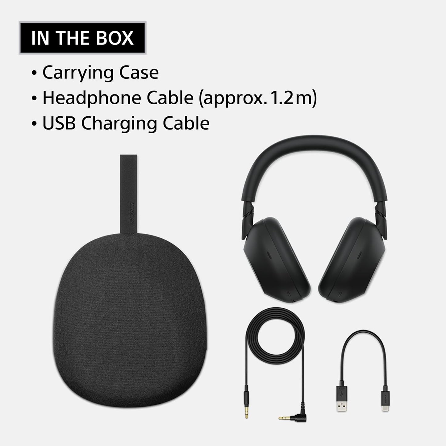 (Open Box) Sony WH-1000XM6 Wireless Noise Canceling Headphones - Black