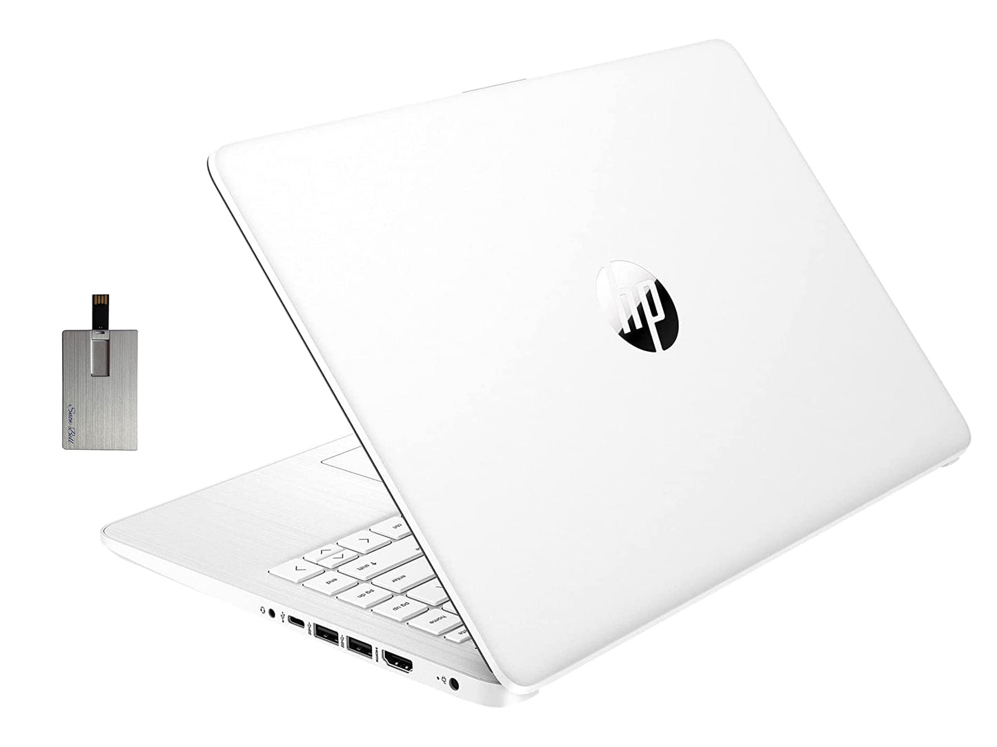 HP Cloudbook 14-in Touchscreen Laptop Computer, Celeron N4020, 4GB, 64GB - 14-dq0080nr, Snowflake White