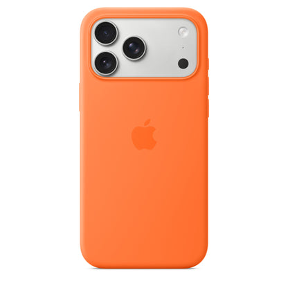 Apple iPhone 17 Pro Max Silicone Case with MagSafe – Orange - MGFL4ZM/A