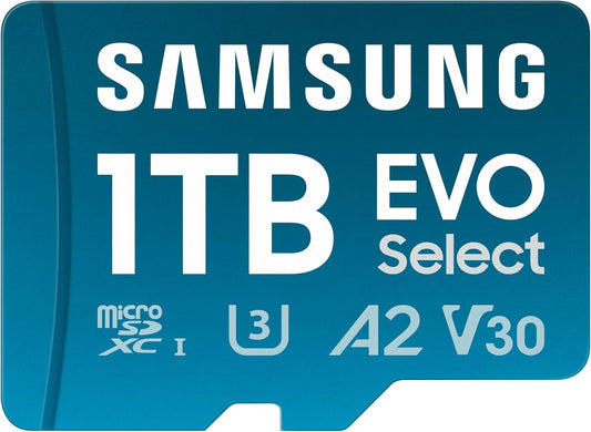 Samsung 1TB EVO Select MicroSD Memory Card - MB-ME1T0SA/AM