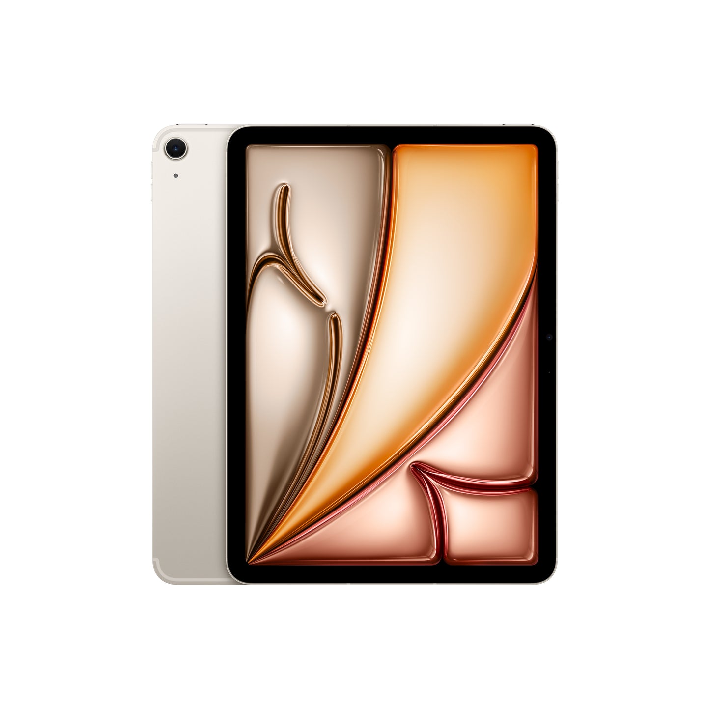 Apple 11-in iPad Air (M2) Wi-Fi + Cellular 256GB - Starlight - MUXK3LL/A (May 2024)