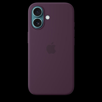 Apple iPhone 16 Silicone Case with MagSafe - Plum - MYY43ZM/A (2024)