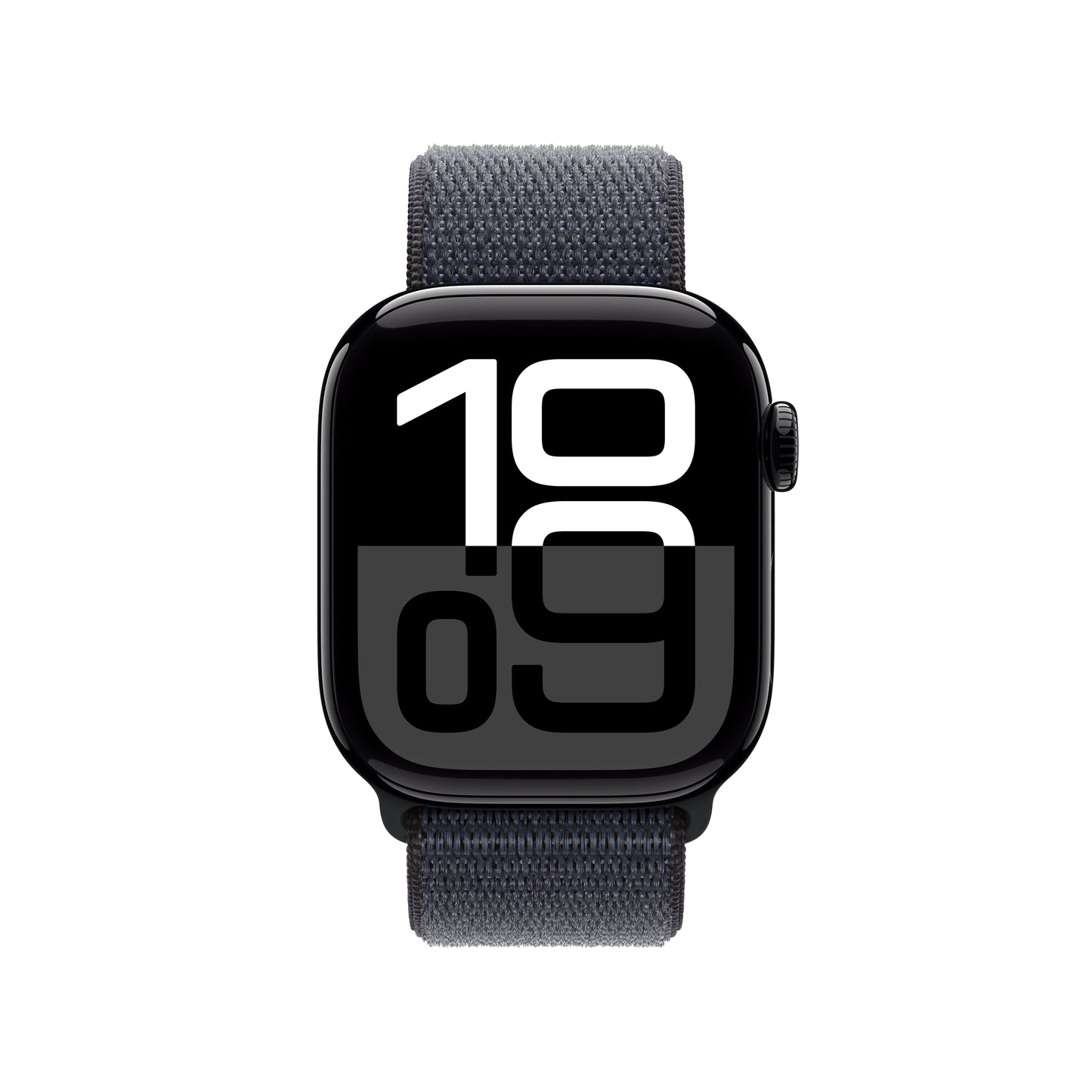 Apple Watch Series 10 GPS 42mm Jet Black Aluminum Case with Ink Sport Loop - MWWG3LW/A (2024)