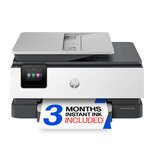 HP OfficeJet Pro 8135 Wireless All-in-One Color Inkjet Printer, Print, Scan, Copy, Fax, ADF, Duplex Printing - C2VK1A#B1H