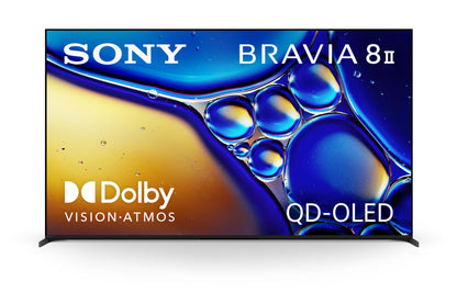 Sony BRAVIA 8 II 55-in QD-OLED, 4K Smart LED TV, 120hz, K-55XR80M2 (2025)