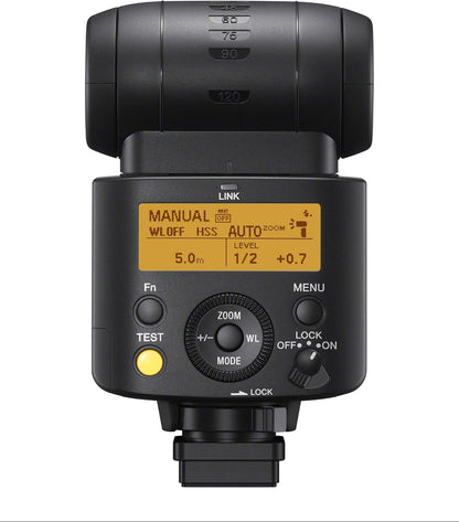 Sony Alpha External Flash with Wireless Remote Control, Black - HVL-F46RMA