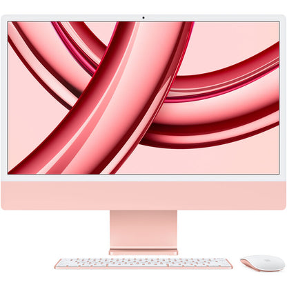 (Open Box) Apple 24-in iMac with Retina 4.5K Display - M3 chip - 8C CPU / 8C GPU, 256GB, 8GB, Pink (Fall 2023) - MQRD3LL/A