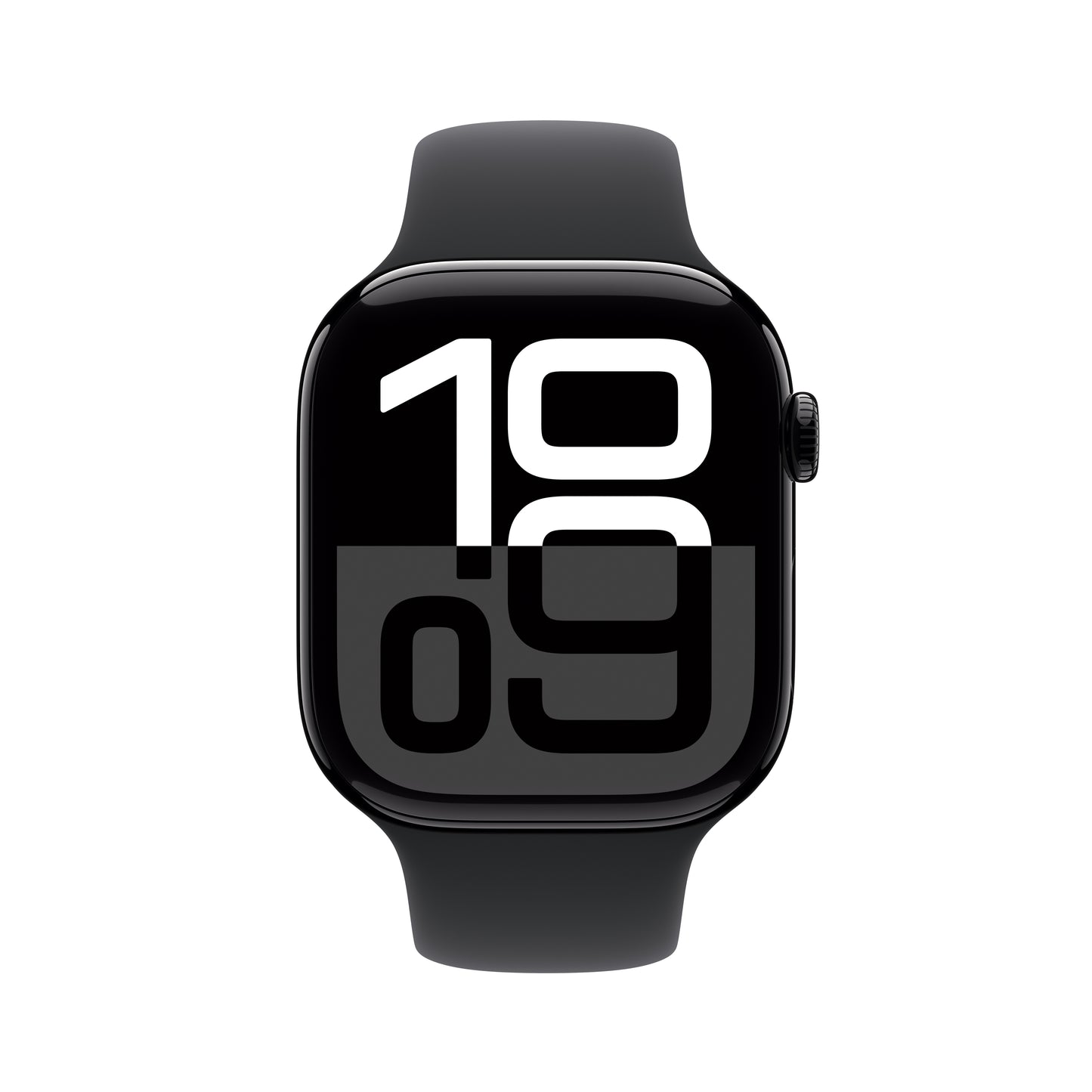 Apple Watch Series 10 GPS 46mm Jet Black Aluminum Case with Black Sport Band - M/L - MWWQ3LW/A (2024)