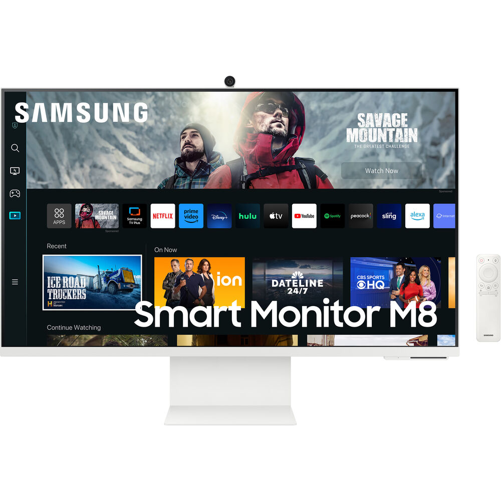 Samsung 32-in M80C Warm White Smart Computer Monitor with Streaming TV (LS32CM801UNXZA)