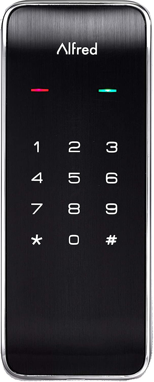 Alfred DB2-CR Smart Door Lock Deadbolt Touchscreen Keypad Bluetooth - Chrome