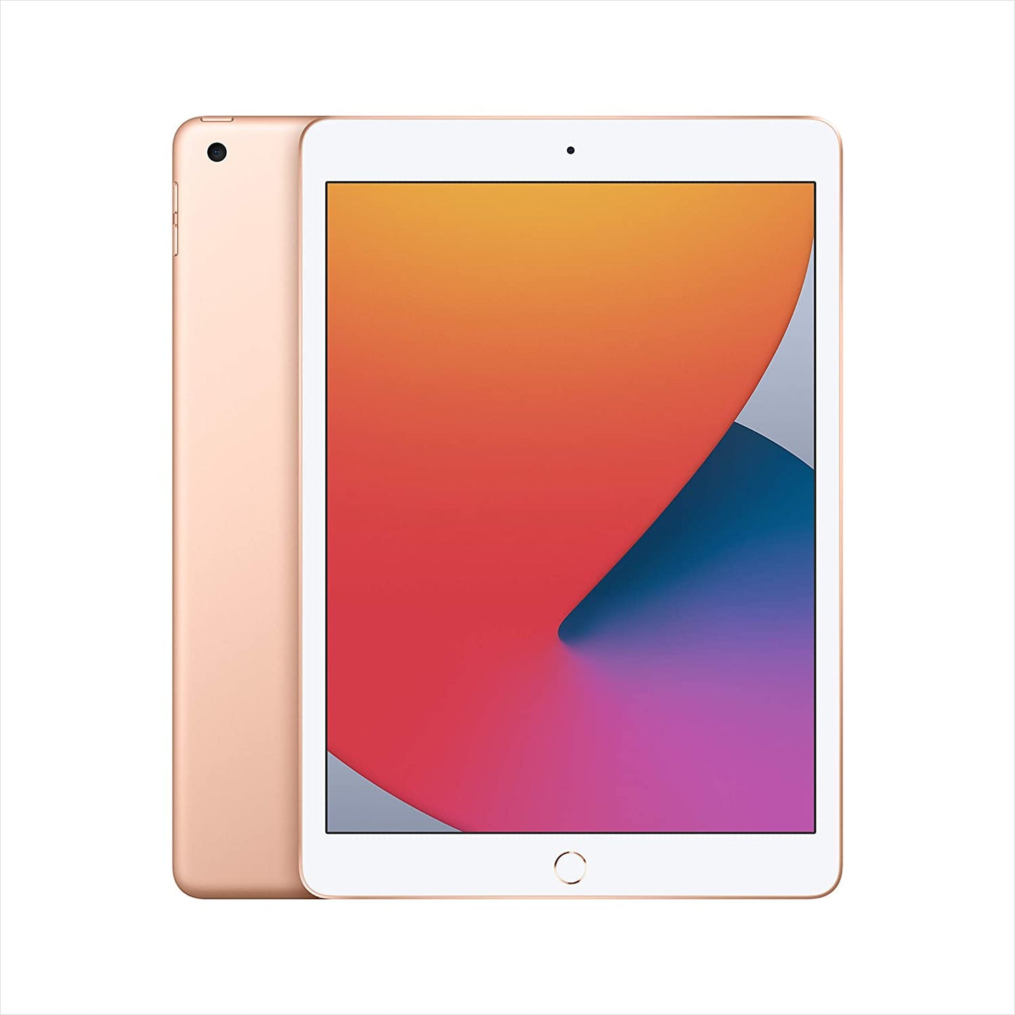 Apple 10.2-inch iPad Wi-Fi 32GB - Gold (Fall 2020) 8th Gen - Front View