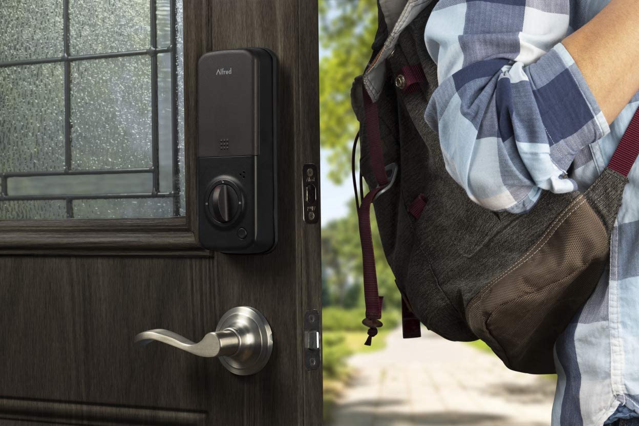 Alfred Touchscreen Keypad Pin + Bluetooth + + Z-Wave Key Entry (DB1-C-BL) Deadbolt Smart Door Lock