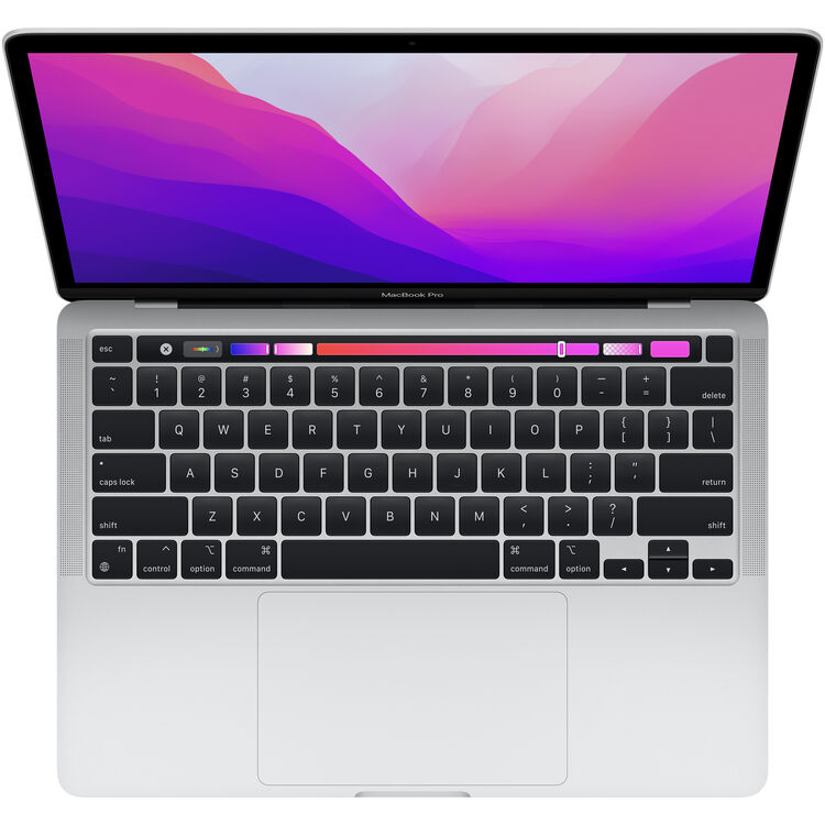 (CTO) Apple 13-in MacBook Pro - M2 8-core CPU 10-core GPU chip - 512 GB - 24 GB - Silver (Summer 2022) Z16T0006Q