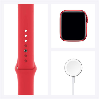 (Open Box) Apple Watch Series 6 GPS, 40mm PRODUCT(RED) Aluminum Case w Sport Band
