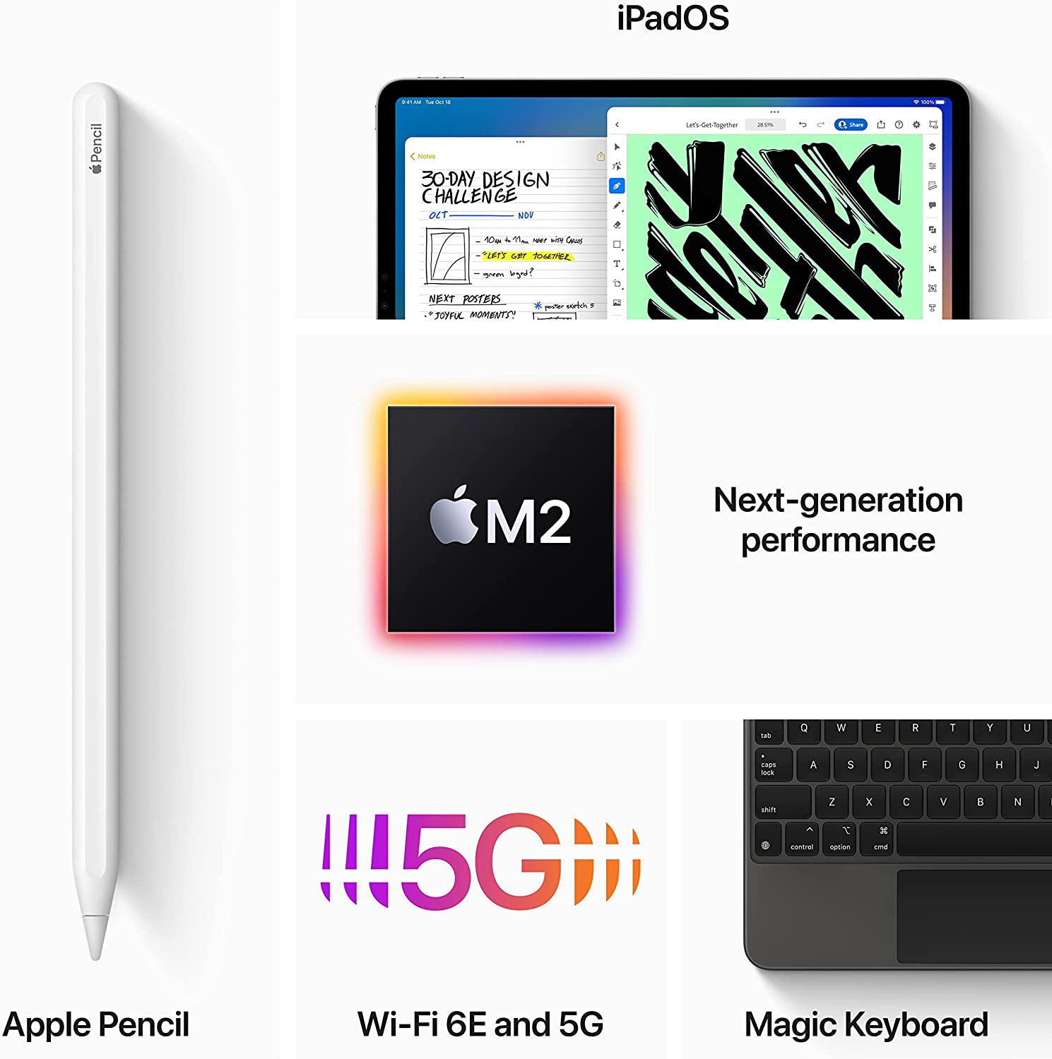 Apple 12.9-in iPad Pro Wi-Fi + Cellular 256GB - Silver - MP613LL/A (6t