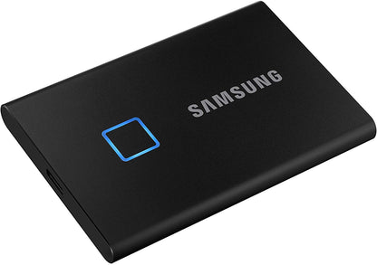 Samsung T7 Touch Portable SSD - 2TB – USB 3.2 (MU-PC2T0K/WW), Black