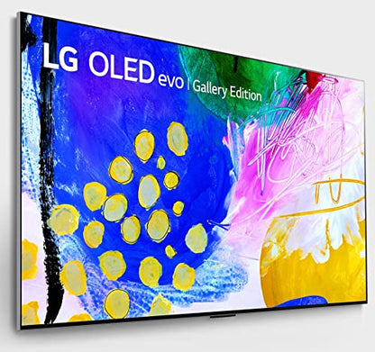 LG 83-in 4K UHD Gallery Edition 120 Hz Smart OLED EVO TV W/ A9 - OLED83G2PUA