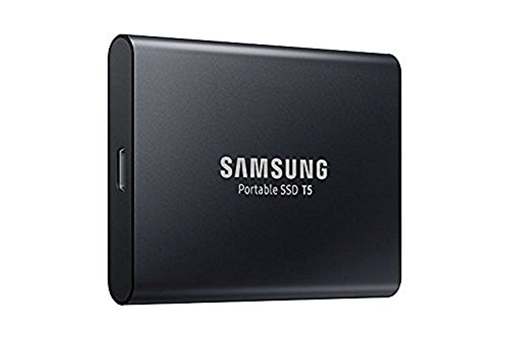 Samsung 1TB T5 Portable USB 3.1 Gen.2 External SSD Black (MU-PA1T0B/AM)