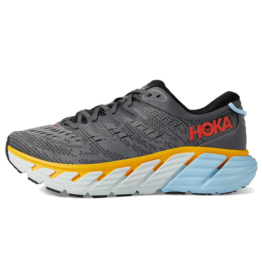 Hoka Gaviota 4 Men's Everyday Running Shoe - Castlerock / Anthracite - Size 9