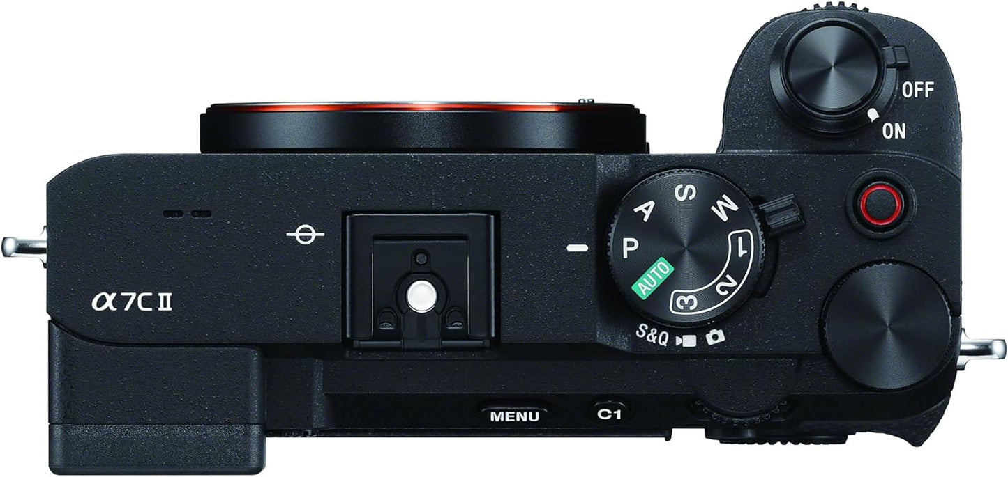  Sony Alpha 7C II Full-Frame Interchangeable Lens Camera -  Black : Electronics