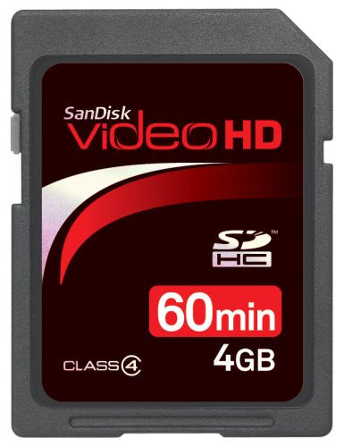 SanDisk 4GB Video HD Secure Digital High Capacity Card