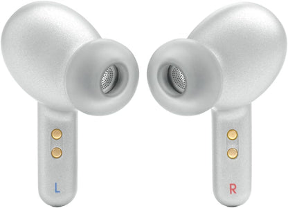 JBL Live Pro 2 True Adaptive Noise Cancelling Headphones - Silver