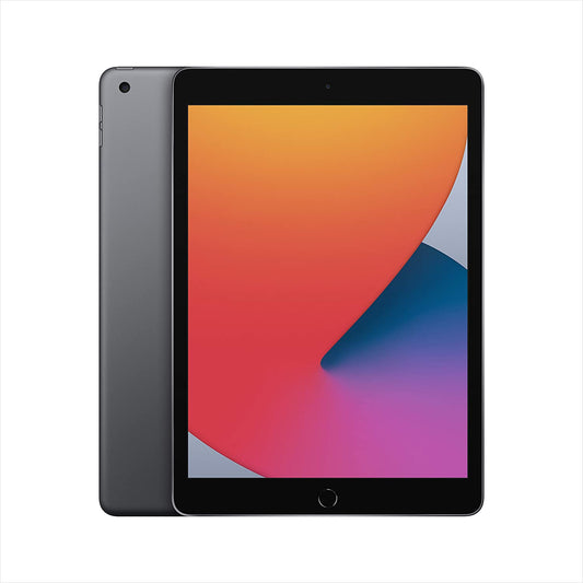 Apple 10.2-inch iPad Wi-Fi 128GB - Space Gray (Fall 2020) 8th Gen - Front View