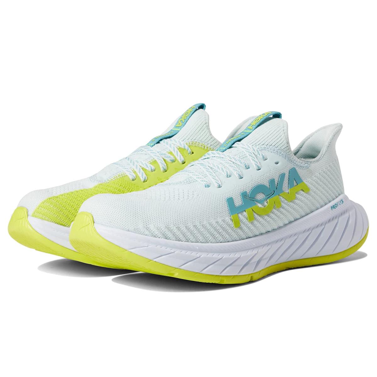 Hoka Carbon X 3 Women's Racing Running Shoe - Billowing Sail / Evening Primrose - Size 8.5