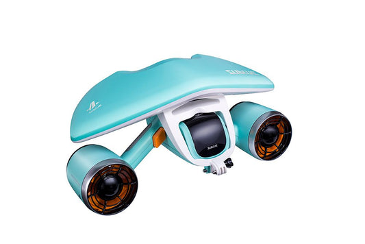 Sublue- Whiteshark Mix Underwater Propeller Scooter with Floater (Aqua Blue)